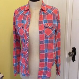 Hollister co. Flannel shirt